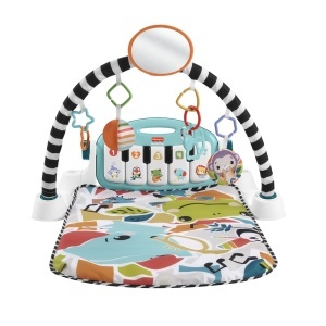 Saltea de joaca Fisher Price cu pian muzical, design unisex, multicolor, 70x45x10cm  - Img 3