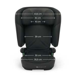 SCAUN AUTO KINDERKRAFT UNITY2 100-150 CM, BLACK - Img 10