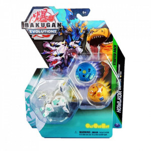 Set 3 Figurine Bakugan Evolutions Starter Pack - Howlkor Ultra, Neo Pegatrix si Trox - Img 1