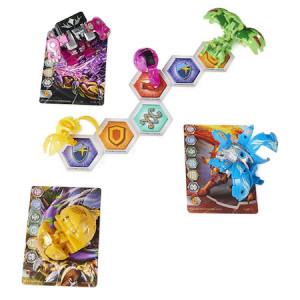 Set 4 Figurine Bakugan Evolutions Battle Strike Pack, Nillious si Titan King - Img 3