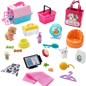 Set De Joaca Barbie Estate, Magazin cu Accesorii pentru Animalute - Img 6