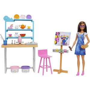 Set de joaca Barbie You can be - Atelier de pictura - Img 3