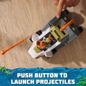 Set Figurina cu Vehicul Paw Patrol Jungle Pups Deluxe, Tracker’s Monkey Vehicle - Img 5