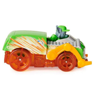 Set figurina cu vehicul Paw Patrol True Metal - Spark Rocky,7cm - Img 4