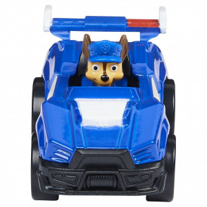 Set figurina cu vehicul Paw Patrol True Metal -The Movie, Chase,7cm - Img 4