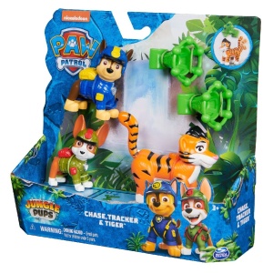 Set Figurine Paw Patrol Jungle Pups, Chase, Tracker si Tiger - Img 4