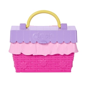 Set papusi Barbie Family and Friends Chelsea, petrecere cu ceai, accesorii picnic, multicolor, 30.5x24x8cm - Img 9