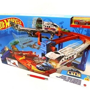 Set Pista Hot Wheels Stunt Train Express - Img 2