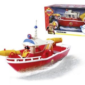 Set Simba Pompierul Sam – Barca de Salvare Titan cu Figurină și Accesorii Incluse