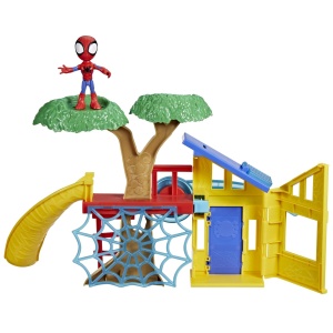 SPIDEY SI PRIETENII EXTRAORDINARI SCENA DE JOACA LOCUL DE JOACA LUI SPIDEY SI FIGURINA SPIDEY 10CM - Img 2