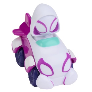 SPIDEY SI PRIETENII LUI UIMITORI MARVEL SUPER ROLLERS SET FIGURINA GHOST SPIDER CU VEHICUL 5.5CM - Img 3