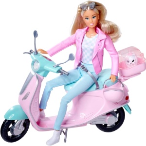 STEFFI LOVE SET PAPUSA STEFFI PE SCUTER CU ACCESORII