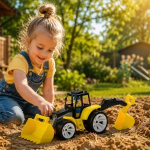 TRACTOR BAMS 2 CU 2 CUPE NEGRU GALBEN - Img 4
