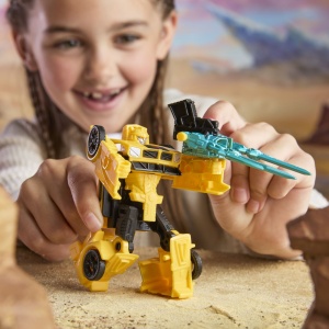 TRANSFORMERS CYBERWORLD ROBOT BUMBLEBEE BLINDAT TRANSFORMABIL - Img 5