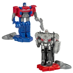 TRANSFORMERS ONE SET 2 FIGURINE OPTIMUS PRIME SI MEGATRON - Img 2