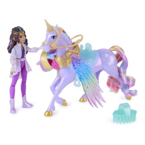 UNICORN ACADEMY SET MAGIA ARIPILOR CU PAPUSA SOPHIA SI UNICORNUL WILDSTAR CU ACCESORII - Img 5