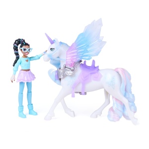 UNICORN ACADEMY SET MAGIA ARIPILOR PAPUSA LAYLA SI UNICORNUL GLACIER - Img 5