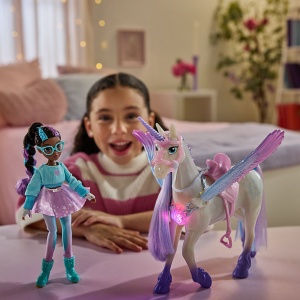 UNICORN ACADEMY SET MAGIA PIETRELOR PRETIOASE PAPUSA LAYLA SI UNICORNUL GLACIER - Img 4