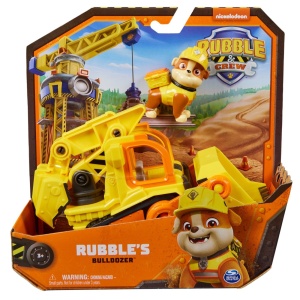 Vehicul tematic pentru copii Paw Patrol, Rubble si Buldozer