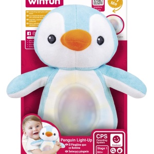 WINFUN JUCARIE PINGUIN ALBASTRU CU SUNETE SI LUMINI