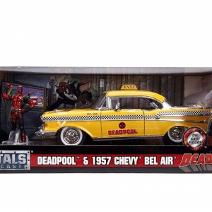 YELLOW TAXI CHEVY 1957 DEAD POOL SCARA 1 LA 24
