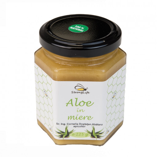 Aloe in miere - 225g by Dr. Ing. Cornelia Dostetan Abalaru apicultor
