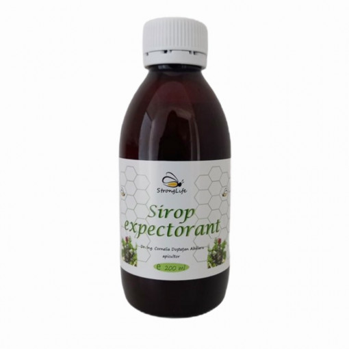 Expectorant Syrup with Honey – 200ml by Dr. Ing. Cornelia Dostetan Abalaru, Beekeeper