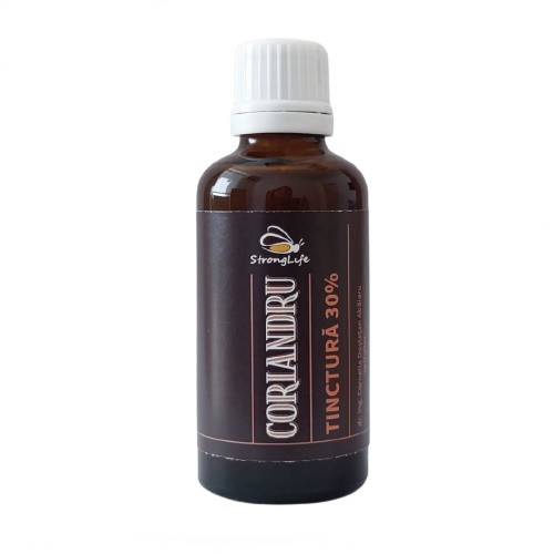 Tinctura din frunze de coriandru - 50ml by Dr. Ing. Cornelia Dostetan Abalaru apicultor