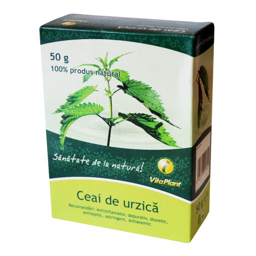 Ceai de urzica - VitaPlant, 50 gr, 100% natural