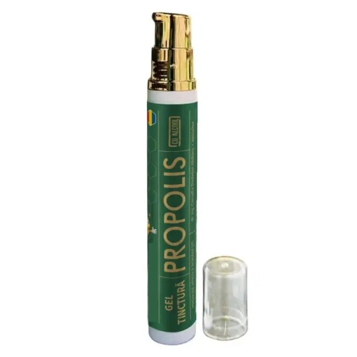 Propolis Tincture Gel 30% StrongLife – 15ml by Dr. Ing. Cornelia Dostetan Abalaru, beekeeper