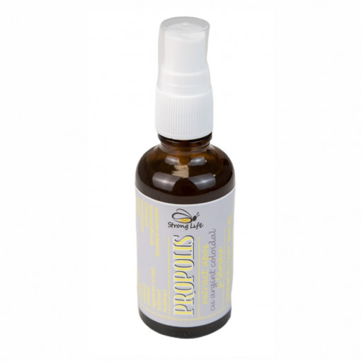 Propolis with Colloidal Silver – Oral Disinfectant – 100ml by Dr. Ing. Cornelia Dostetan Abalaru, beekeeper