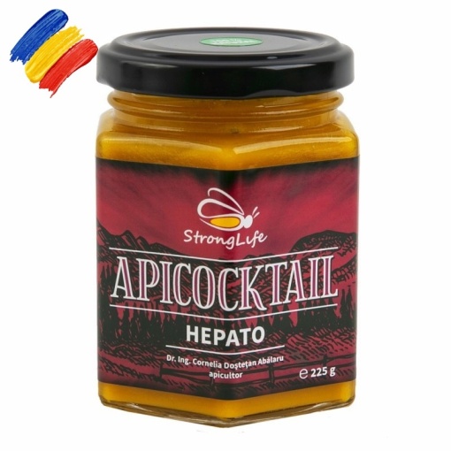 ApiCocktail® Hepato - 225g Beekeeping Mix for Liver Cell Protection and Regeneration by Dr. Cornelia Dostetan Abalaru, Beekeeper