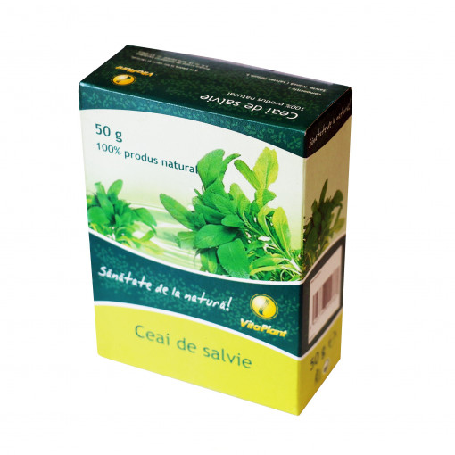 Ceai de salvie - VitaPlant, 50 gr, 100% natural
