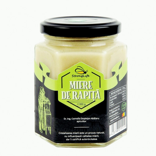 Miere de rapita 100% naturala - 350g by Dr. Ing. Cornelia Dostetan Abalaru apicultor