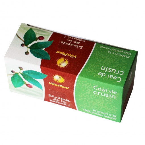 Ceai de crusin - VitaPlant, 20 plicuri x 2 gr, 100% natural