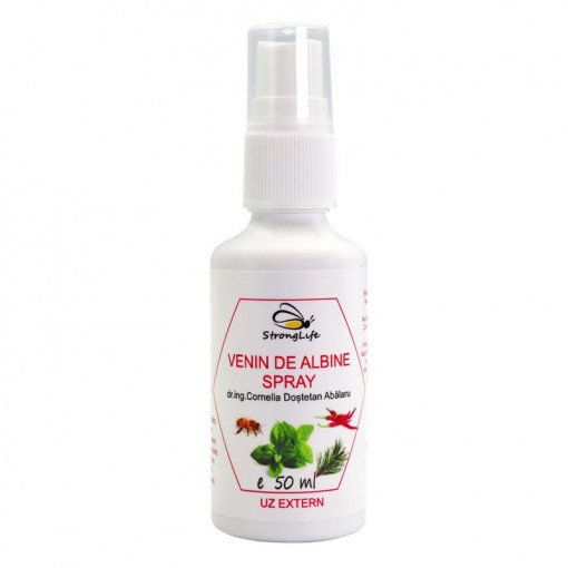 Spray cu venin de albine - 50ml by Dr. Ing. Cornelia Dostetan Abalaru apicultor