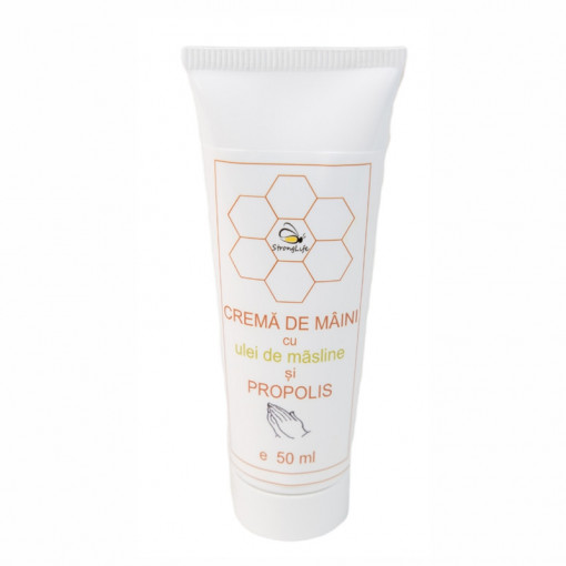 Crema de maini cu ulei de masline si propolis - 50ml by Dr. Ing. Cornelia Dostetan Abalaru apicultor