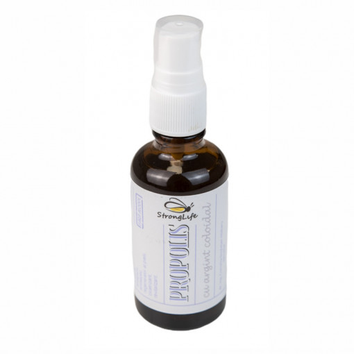 Propolis with Colloidal Silver – 50ml by Dr. Ing. Cornelia Dostetan Abalaru, beekeeper