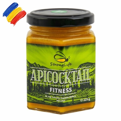 ApiCocktail® Fitness - 225g Apicultural Mix for Enhanced Physical and Mental Performance by Dr. Ing. Cornelia Dostetan Abalaru, Beekeeper