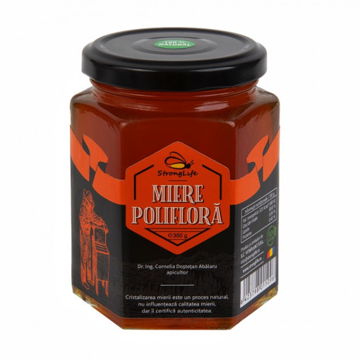 Miere poliflora 100% naturala - 350g by Dr. Ing. Cornelia Dostetan Abalaru apicultor