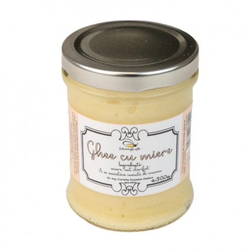 Purified Butter – Ghee with Honey – 300g by Dr. Ing. Cornelia Dostetan Abalaru, beekeeper