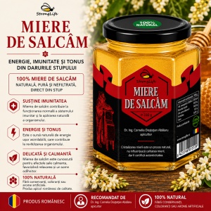 100% Natural Acacia Honey - 1kg by Dr. Ing. Cornelia Dostetan Abalaru, Beekeeper - Img 2