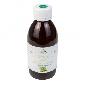 Aloe Syrup with Honey and Propolis - 200ml by Dr. Ing. Cornelia Dostetan Abalaru, Beekeeper - Img 1