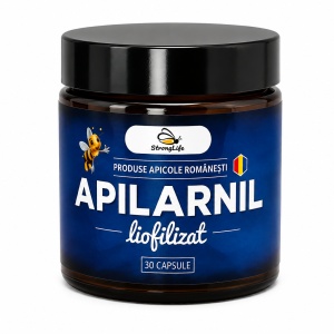 Apilarnil Liofilizat StrongLife - 30 capsule by Dr. Ing. Cornelia Dostetan Abalaru apicultor