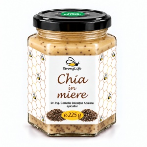 Chia in miere - 225g by Dr. Ing. Cornelia Dostetan Abalaru apicultor - Img 4