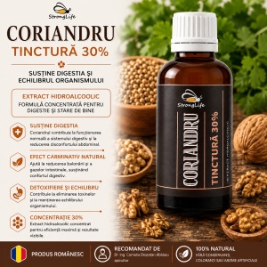 Tinctura din frunze de coriandru - 50ml by Dr. Ing. Cornelia Dostetan Abalaru apicultor - Img 2
