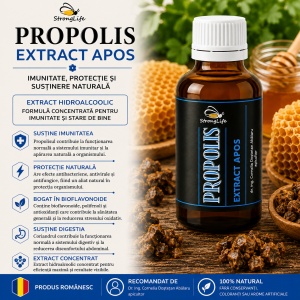 100% Natural Aqueous Propolis Extract - 50ml by Dr. Ing. Cornelia Dostetan Abalaru, Beekeeper - Img 2