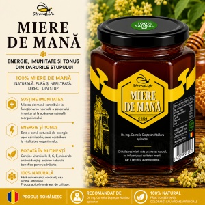 100% Natural Honeydew Honey - 1kg by Dr. Ing. Cornelia Dostetan Abalaru, Beekeeper - Img 2