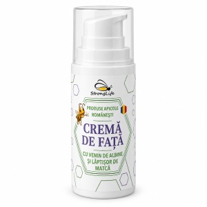 Crema de fata cu venin de albine si laptisor de matca StrongLife - 35g by Dr. Ing. Cornelia Dostetan Abalaru apicultor