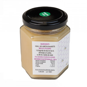 Lavender in Honey – 225g by Dr. Ing. Cornelia Dostetan Abalaru, Beekeeper - Img 2